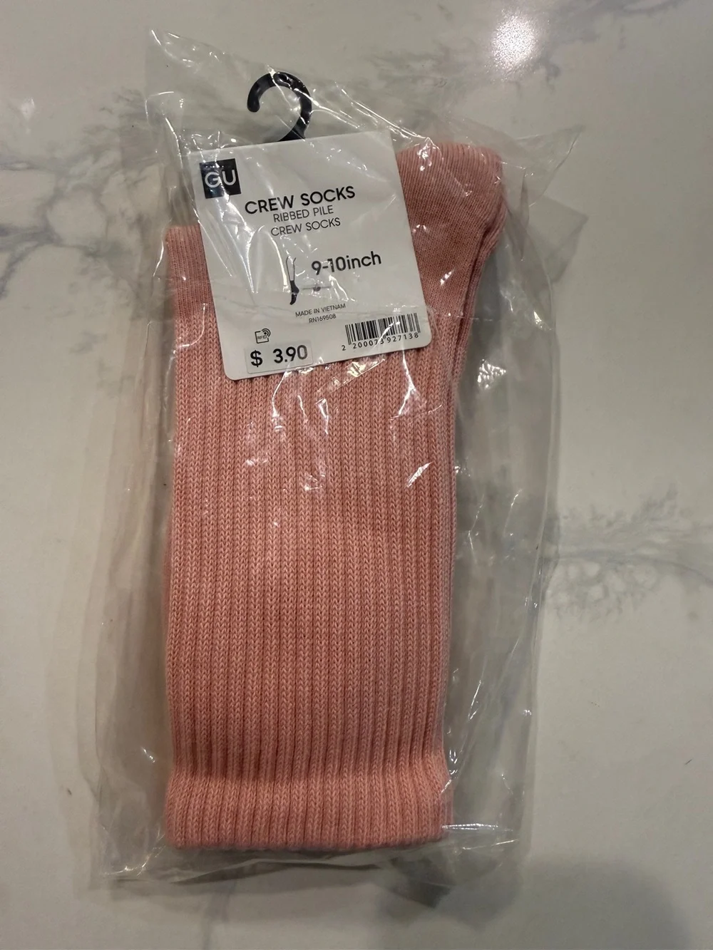 Madewell, Uniqlo & GU Mixed Pack - Gray, Red, Pink Men's Crew & Trouser Socks